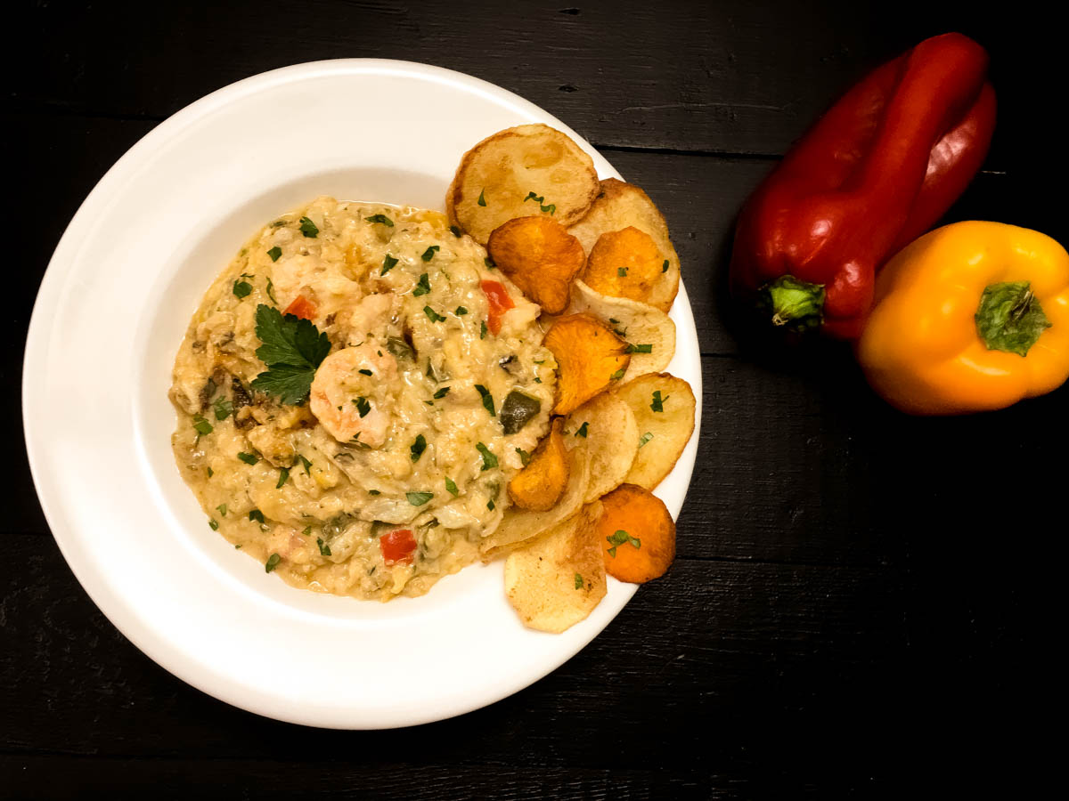 Gluten Free Cajun Shrimp and Crab Au Gratin A Sprinkling of Cayenne