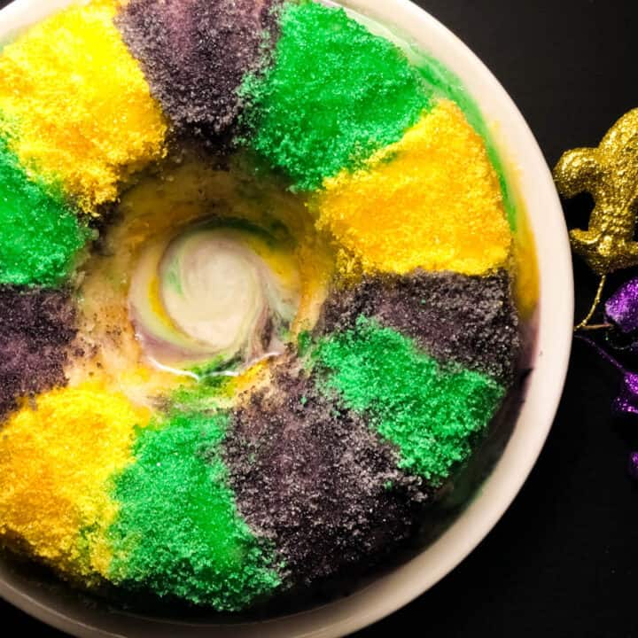 Blueberry Cream Cheese Gluten Free King Cake A Sprinkling of Cayenne