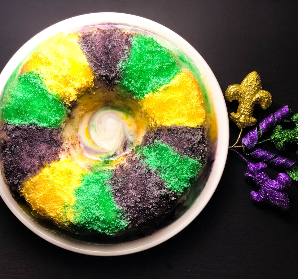 Blueberry Cream Cheese Gluten Free King Cake A Sprinkling of Cayenne