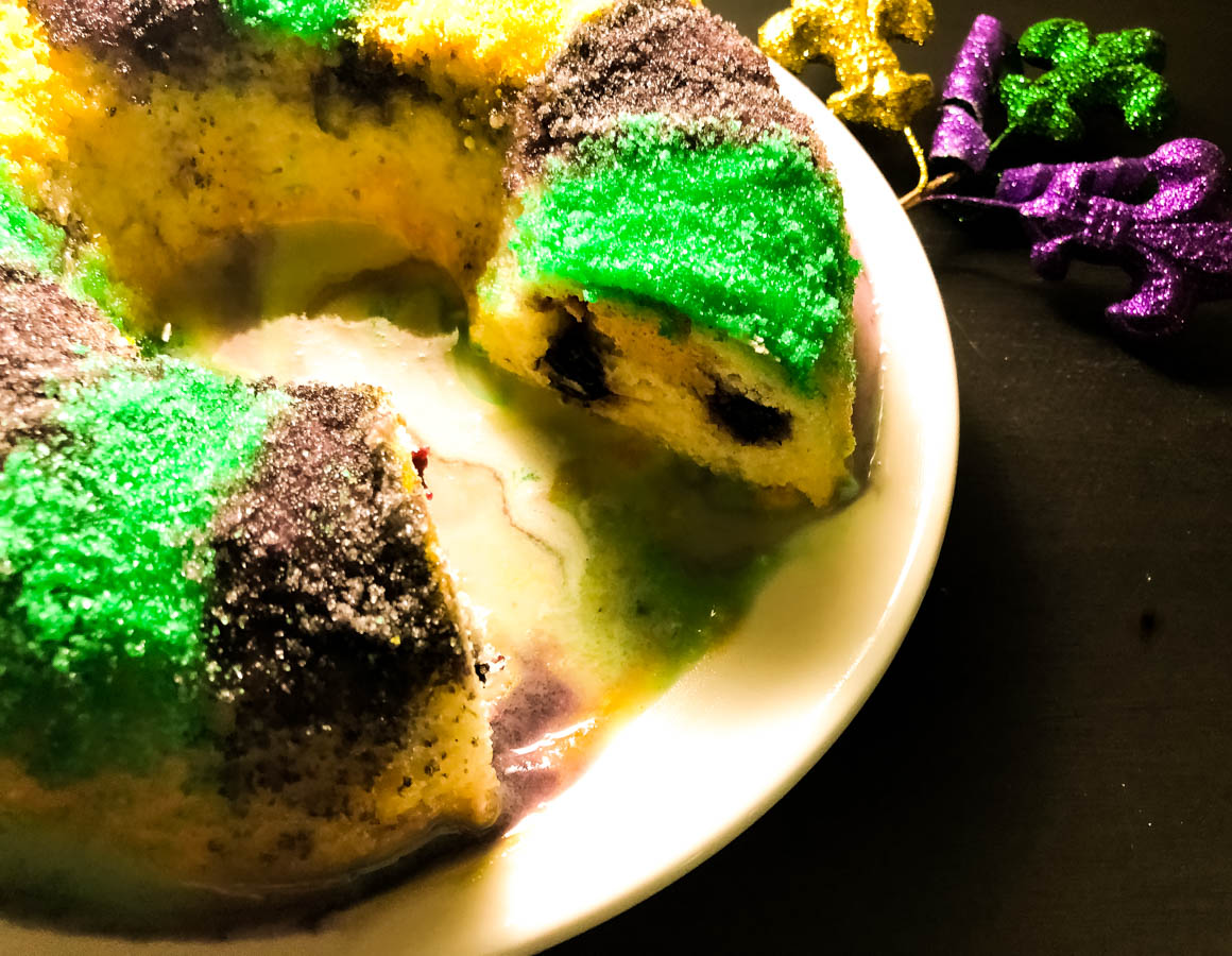 Blueberry Cream Cheese Gluten Free King Cake A Sprinkling of Cayenne