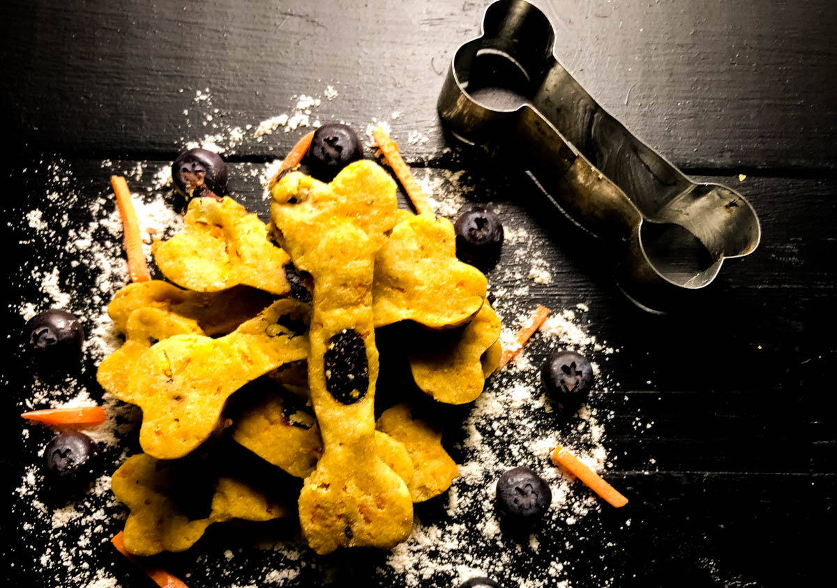 Blueberry Carrot Homemade Gluten Free Dog Treats A Sprinkling of Cayenne