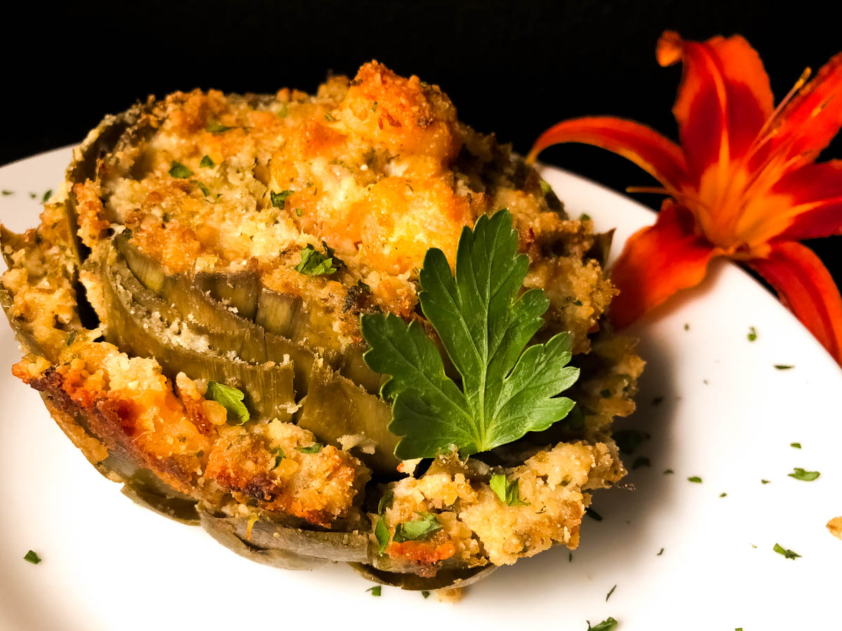 Gluten Free Shrimp Stuffed Artichokes A Sprinkling of Cayenne