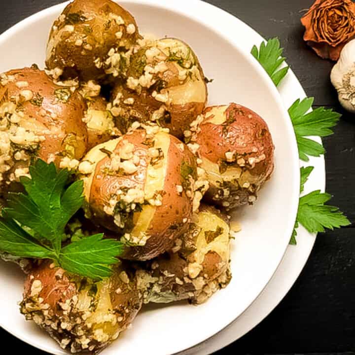 Garlic Butter Parsley Potatoes A Sprinkling of Cayenne