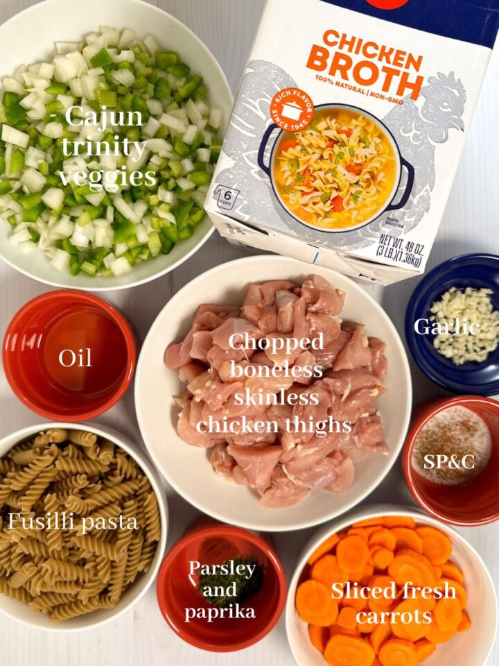 Cajun Chicken Noodle Soup A Sprinkling of Cayenne