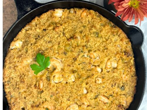 old fashioned recipe for seafood dressing Seafood Cornbread Dressing