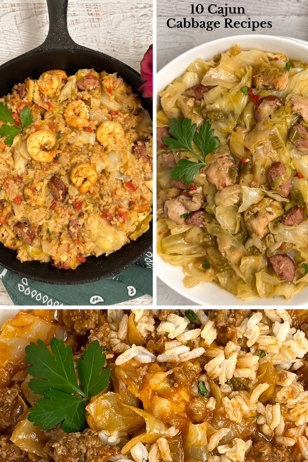 10 Cajun Cabbage Recipes Pinterest Pin
