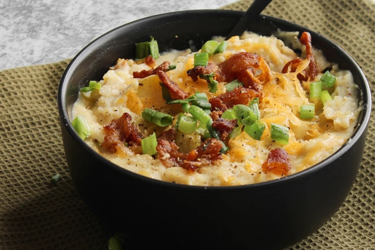 Gluten Free Loaded Baked Potato from Grain Free Table. 
