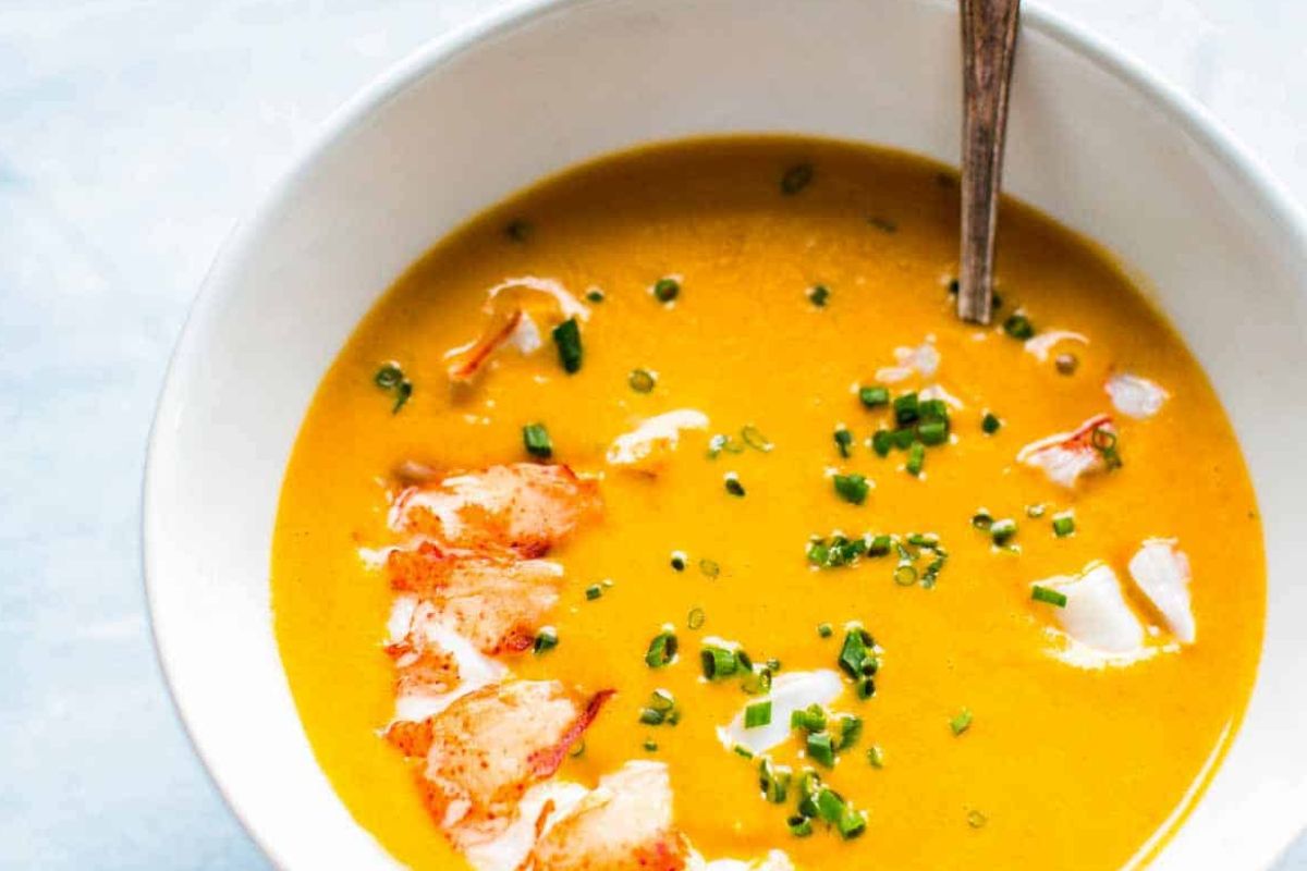 Lobster bisque for Coley Cooks. 