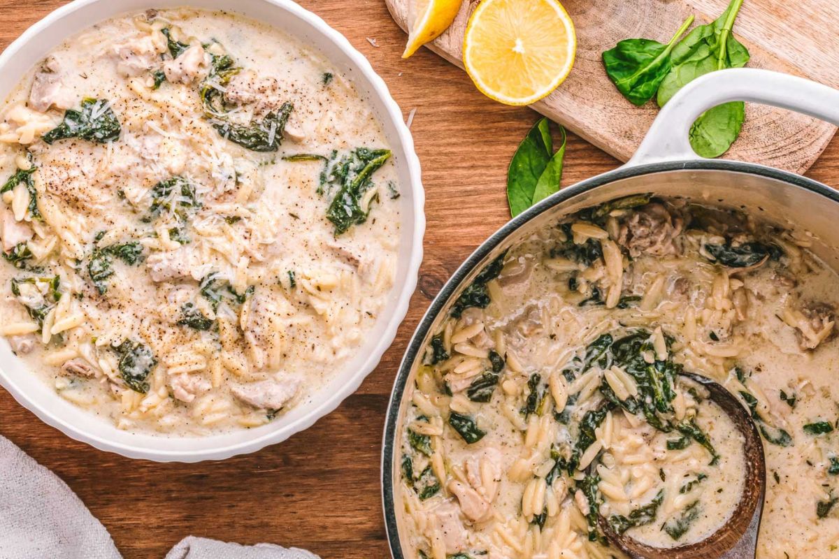 Chicken Florentine Soup by Coley Cooks. 