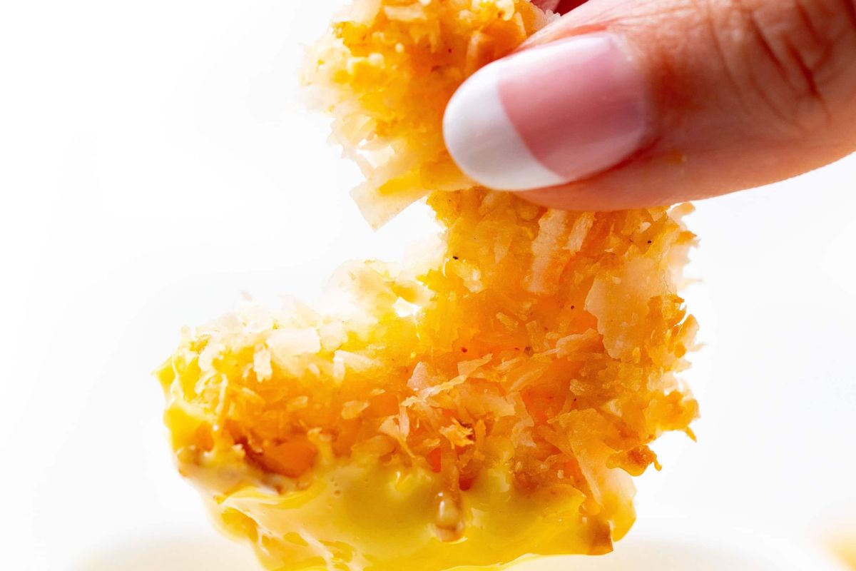 Coconut shrimp from Wholesome Yum.