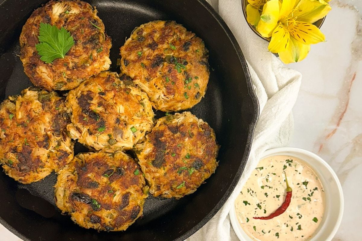 Cajun Crab Cakes.