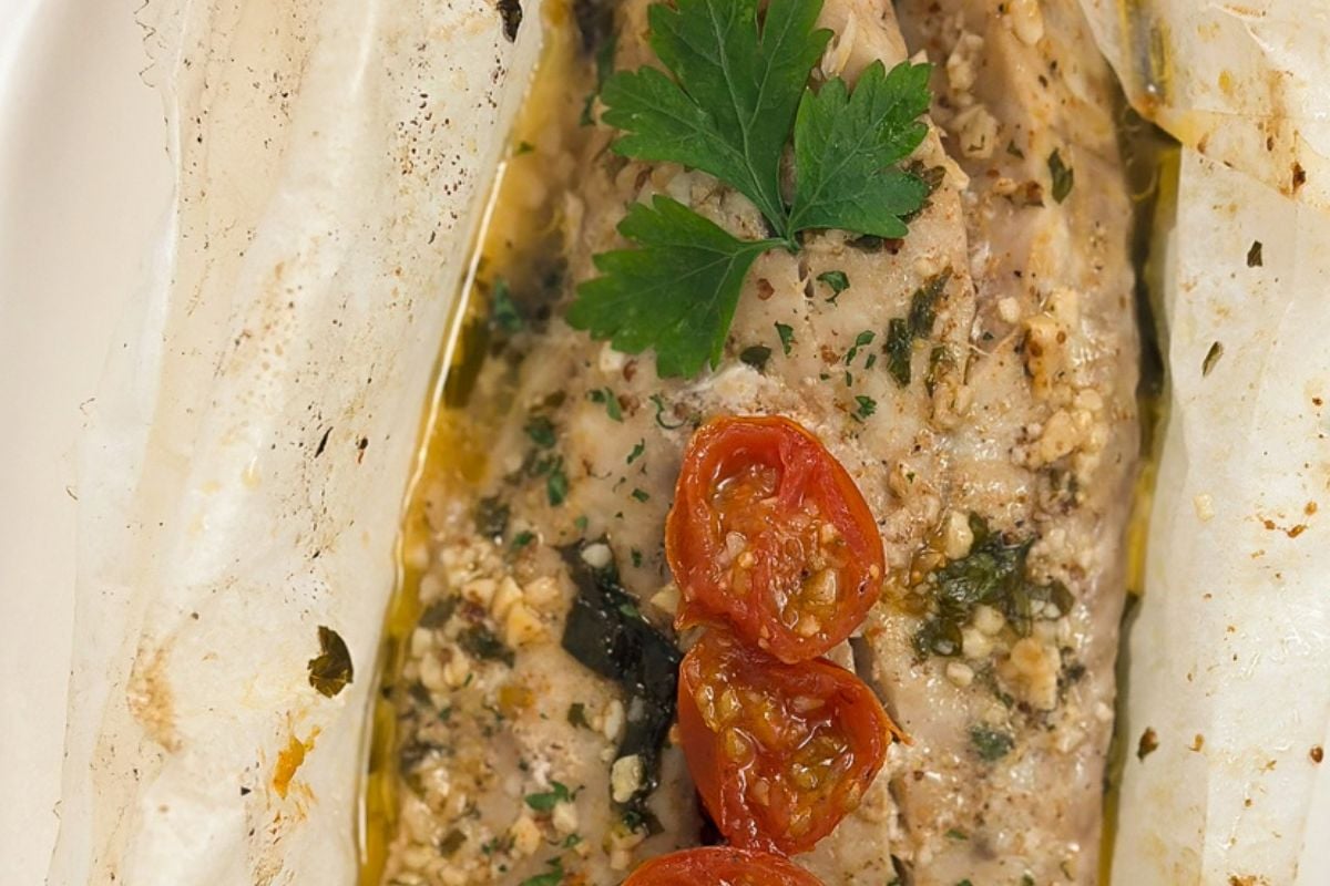 Louisiana Redfish en Papillote.