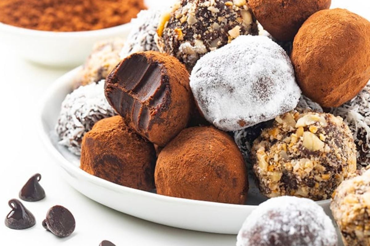 Keto truffles from Wholesome Yum.