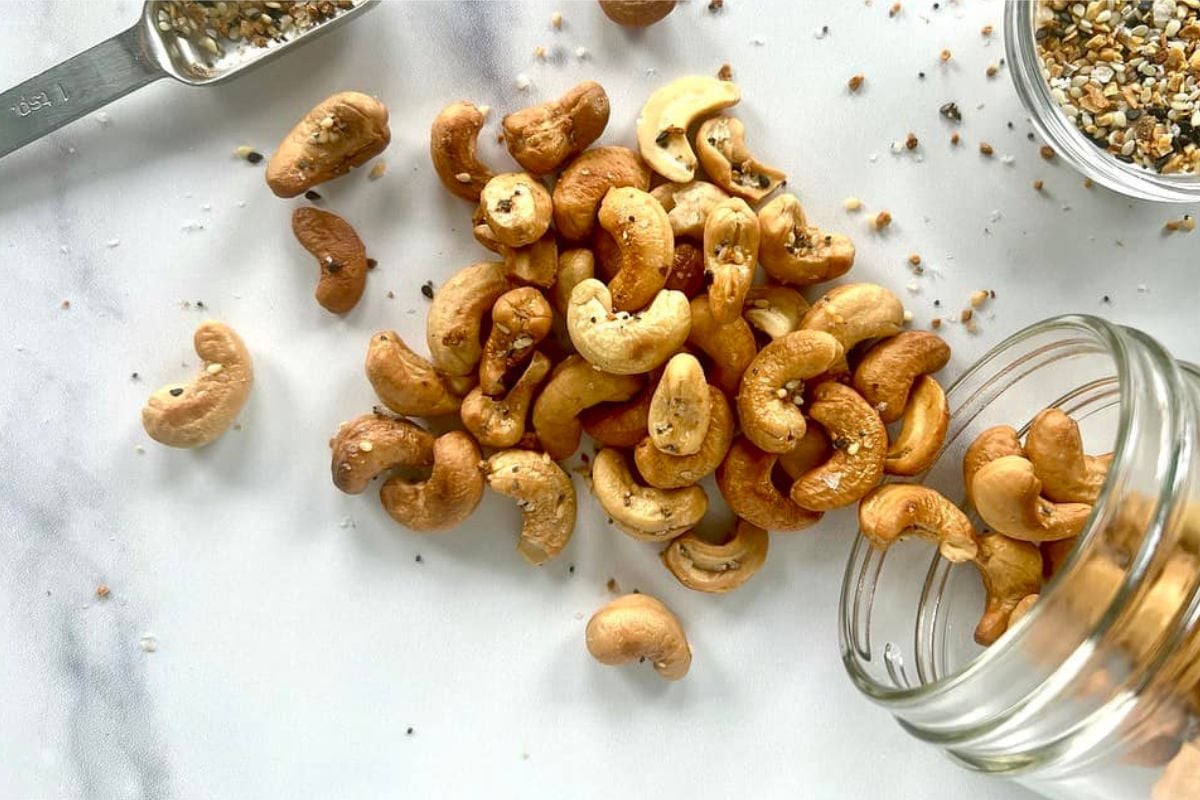 Everything Bagel cashews from Paleo Gluten Free Guy.