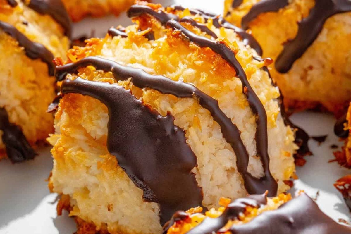 Coconut macaroons from Wholesome Yum.
