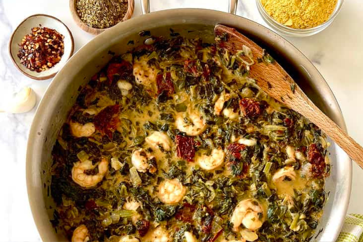 Creamy Tuscan Shrimp from Paleo Gluten-Free Guy. 