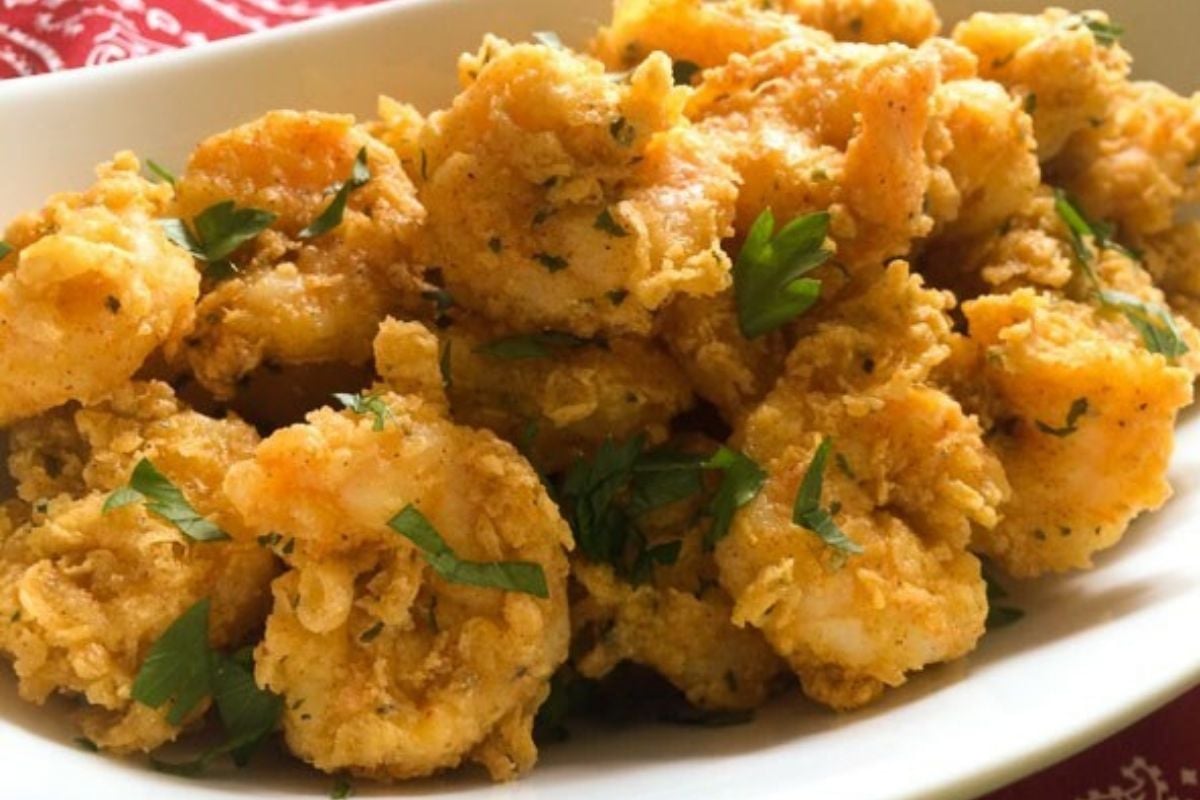 Cajun fried shrimp.
