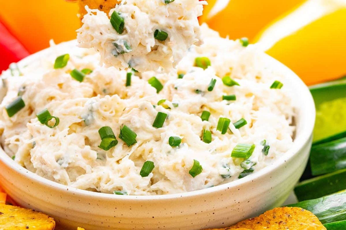 Cold crab dip from Wholesome Yum.