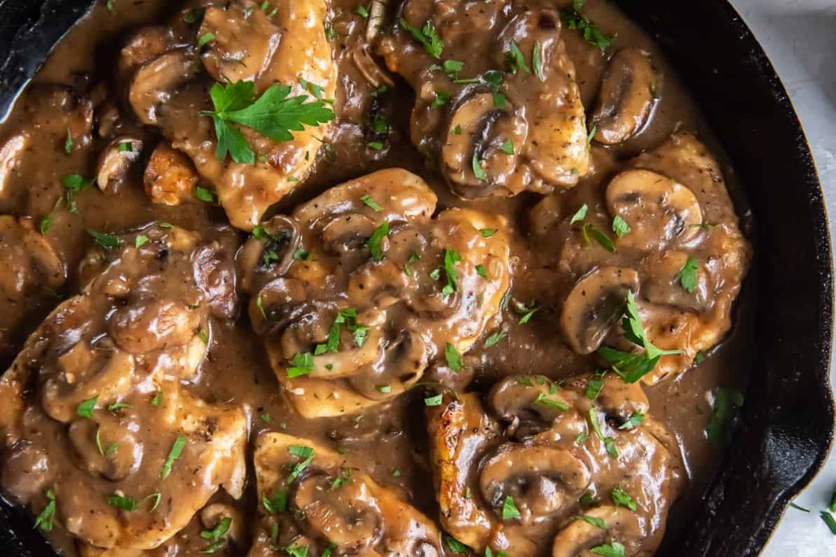 Easy Chicken Marsala From Valerie's Kitchen.