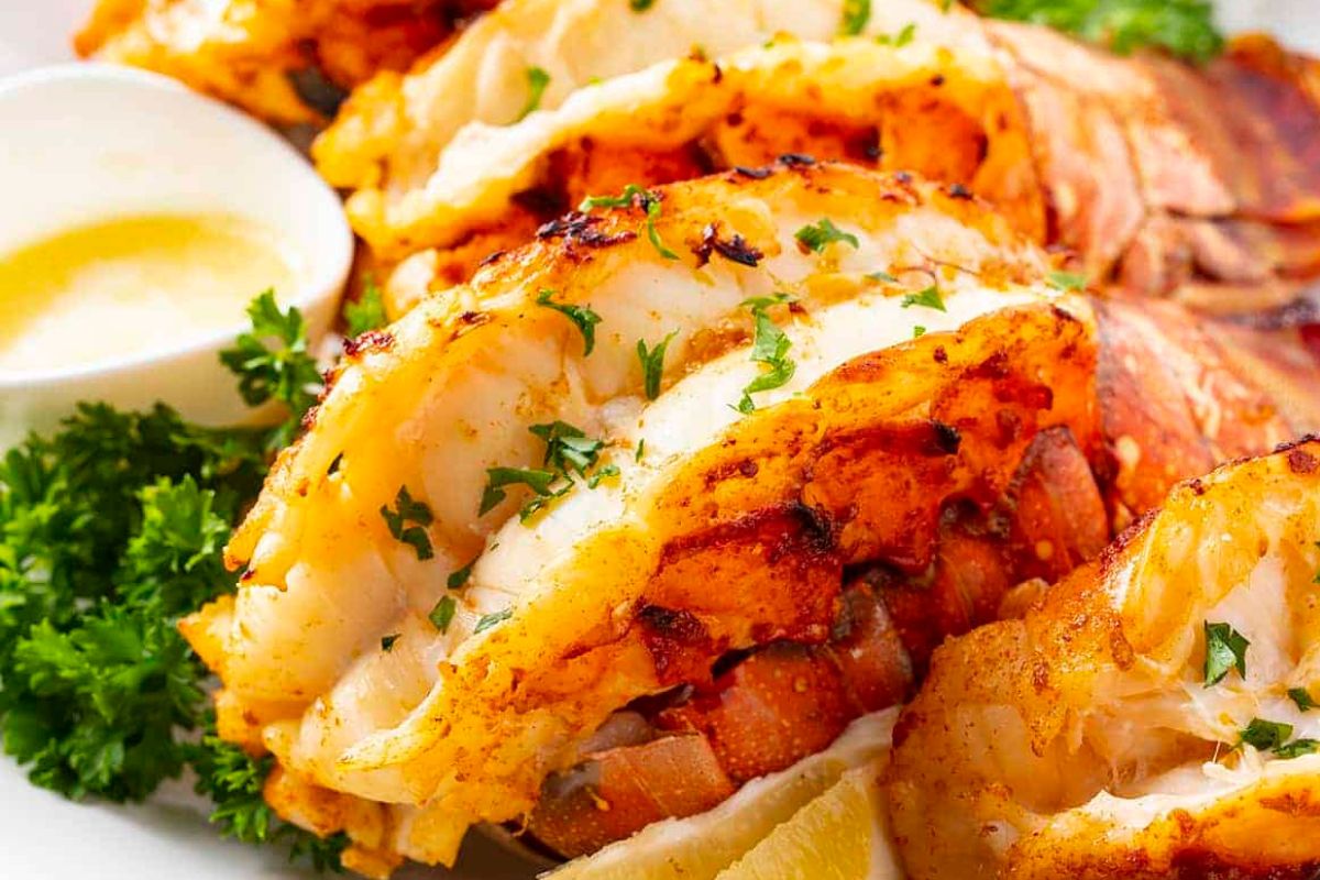 Lobster tail from Wholesome Yum.