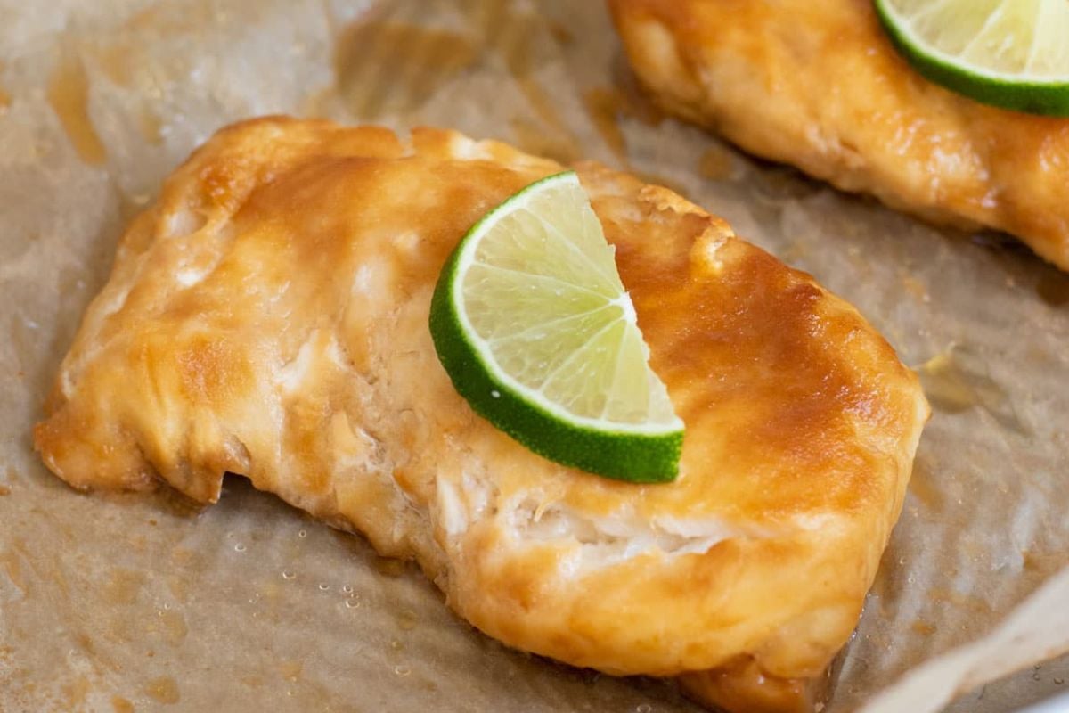 Easy Miso baked cod from Fearless Dining.