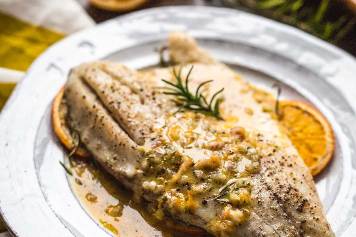 Easy roasted fish with orange and rosemary from Coley Cooks.