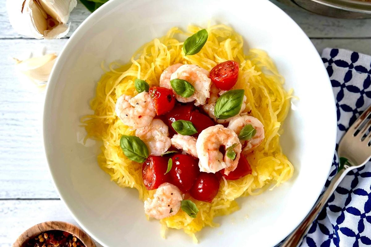 Paleo shrimp scampi from Paleo Gluten Free Guy. 