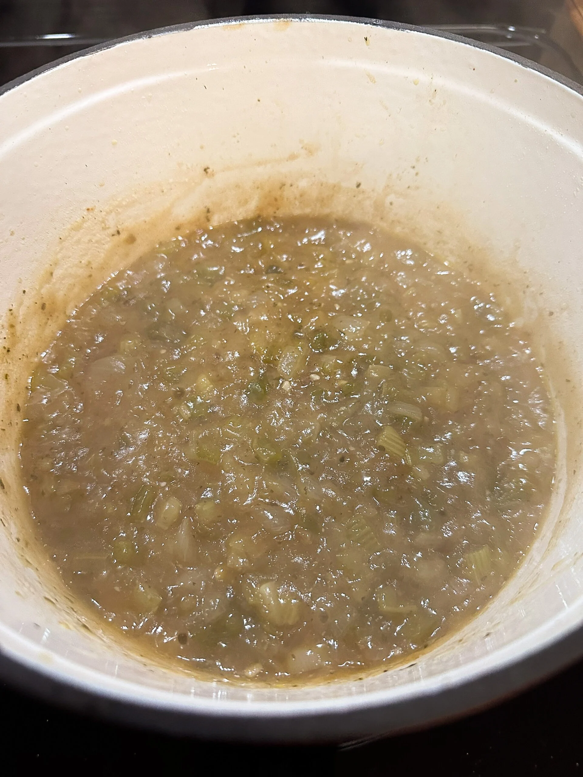The Trinity Roux™ in a pot.